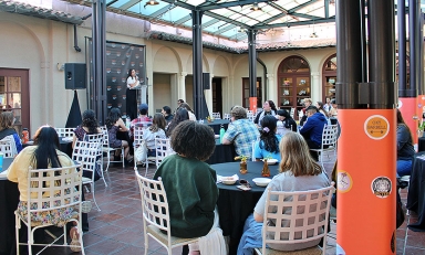 Occidental students at the Student Leadership Awards in Los Angeles