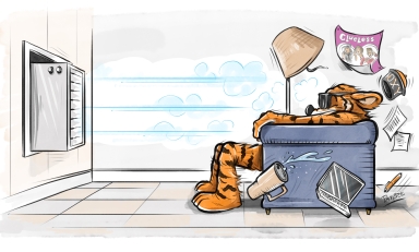 Cool Change illustration for Occidental magazine