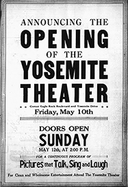 1929: Yosemite Theater opens