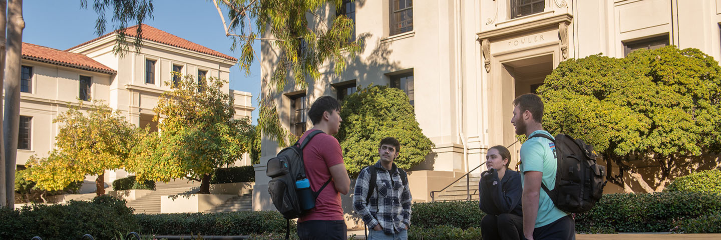 Exterior shot of Fowler Hall on the Occidental College campus