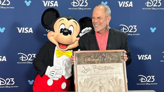 Mickey Mouse and Disney Legend Joe Rohde ’77.