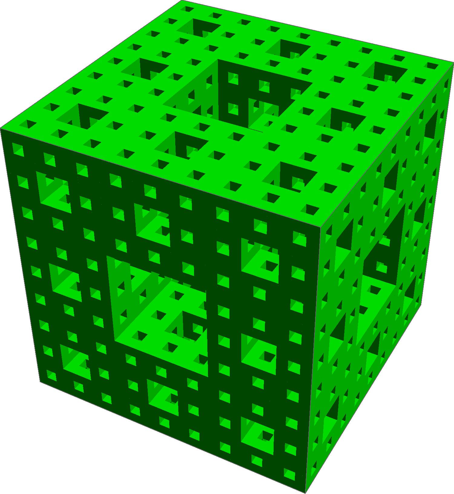 3-dimensional Menger sponge