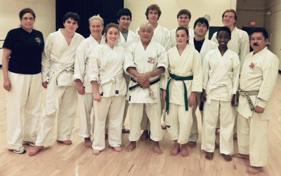 Members of the Occidental Karate Club in 2010.