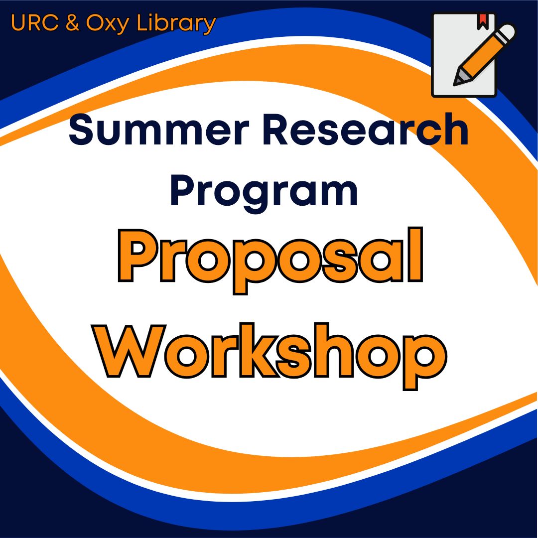 SRP Proposal Workshop