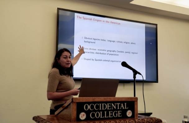 Professor Guardado visits Occidental College