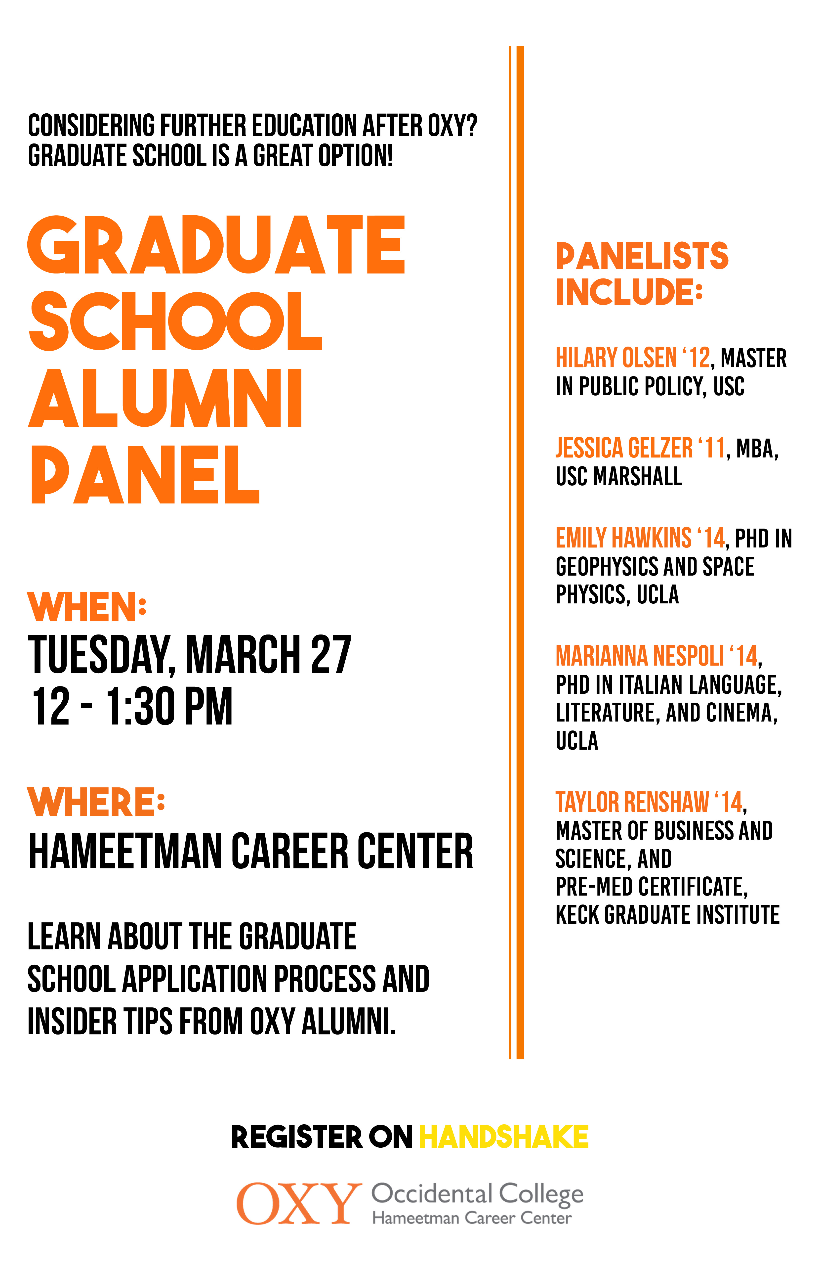 Image for Graduate School Alumni Panel Event