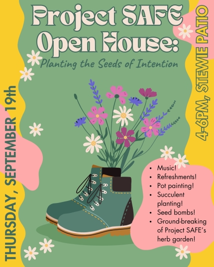 Project SAFE Open House flier