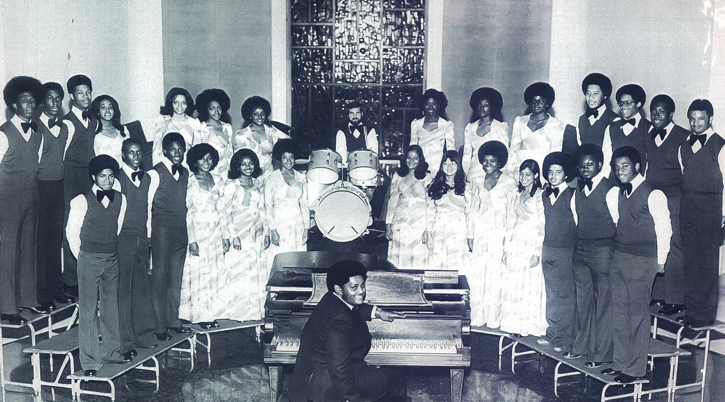 The Occidental Gospel Choir in 1975.