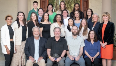 Members of the 2024 Occidental Athetics Hall of Fame.