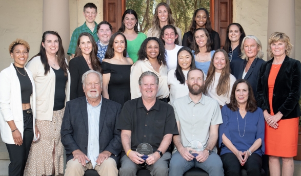 Members of the 2024 Occidental Athetics Hall of Fame.