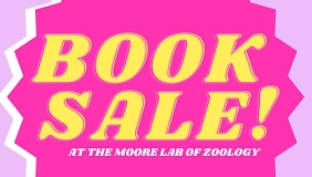 Banner for book sale