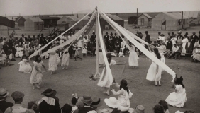 Maypole Festivities in Llano del Rio, Socialist Commune in LA County.
