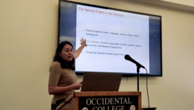 Professor Guardado visits Occidental College