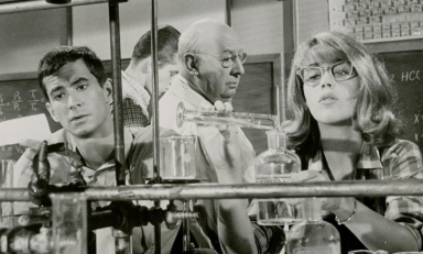 Anthony Perkins and Jane Fonda in Tall Story, filmed at Occidental in the fall of 1959.