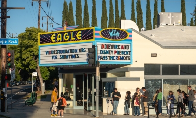 Vidiots reopened for business in June 2023 at the former home of the Eagle Theatre,